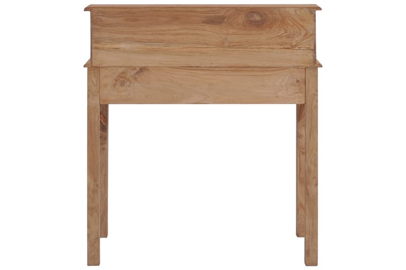 Skrivebord 90 X 50 X 100 Cm Massivt Teaktræ - Brun - Møbler - Borde - Kontorbord - Skrivebord