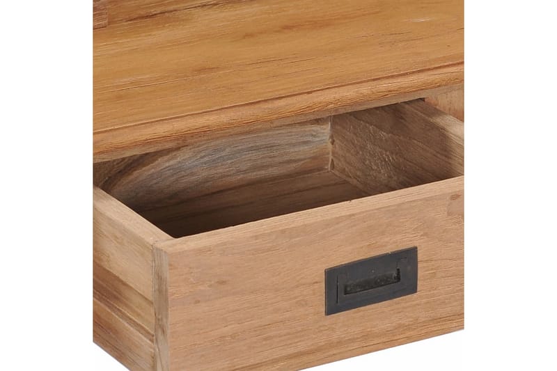 Skrivebord 90 X 50 X 100 Cm Massivt Teaktræ - Brun - Møbler - Borde - Kontorbord - Skrivebord
