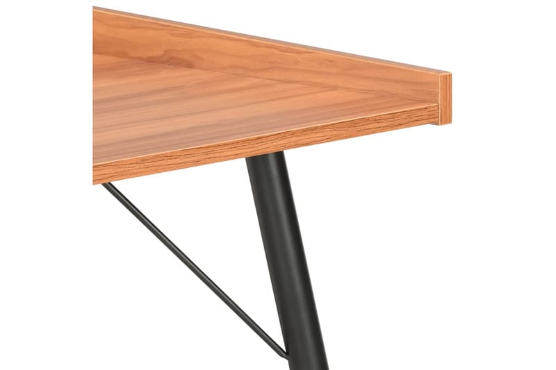 Skrivebord 90 x 50 x 79 cm brun - Brun - Møbler - Borde - Kontorbord - Skrivebord