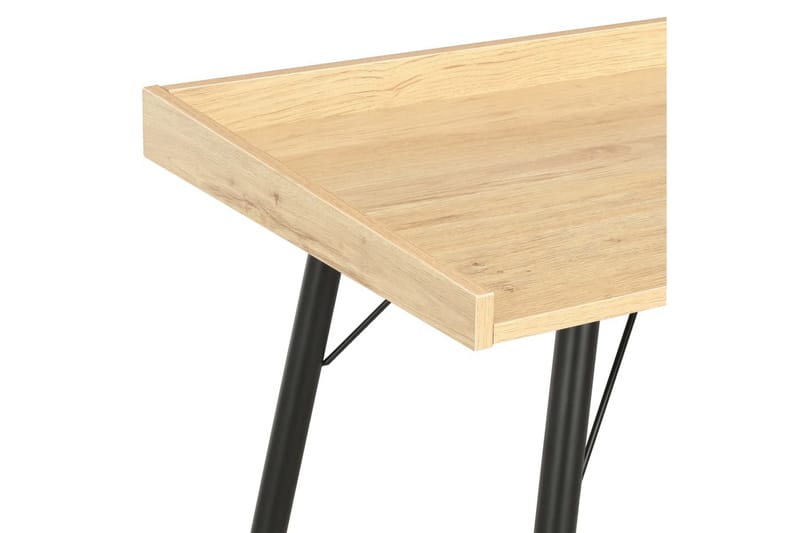 Skrivebord 90 x 50 x 79 cm egetræ - Brun - Skrivebord