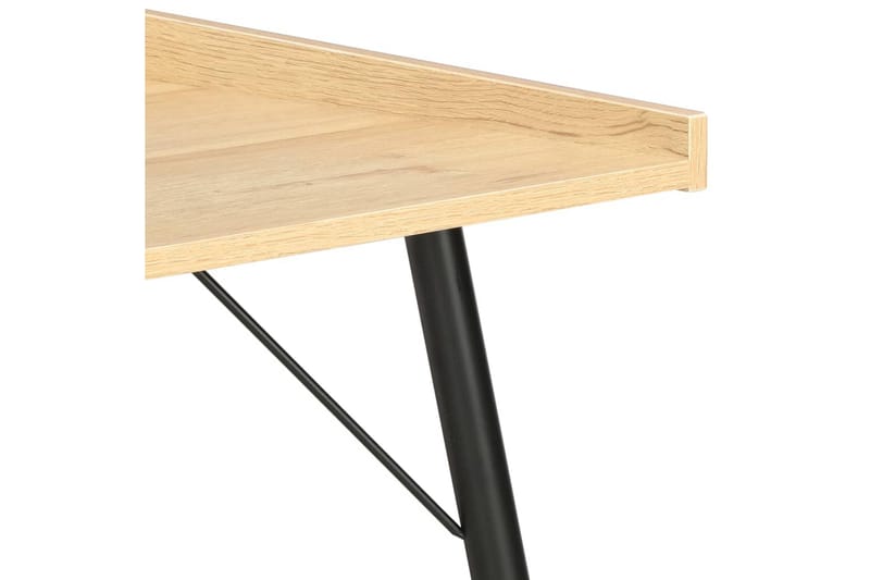 Skrivebord 90 x 50 x 79 cm egetræ - Brun - Skrivebord
