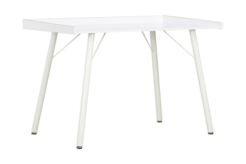 Skrivebord 90 x 50 x 79 cm hvid - Hvid - Møbler - Borde - Kontorbord - Skrivebord