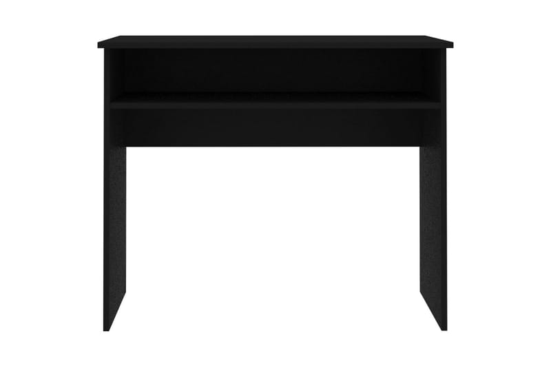 Skrivebord 90x50x74 cm Spånplade Sort - Sort - Møbler - Borde - Kontorbord - Skrivebord