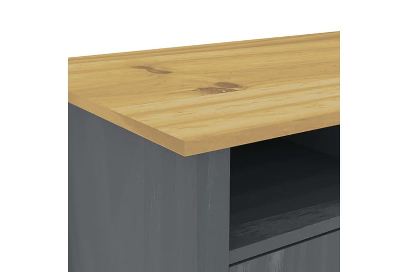 Skrivebord Hill Range 150x50x74 cm Massivt Fyrretræ Grå - Møbler - Borde - Kontorbord - Skrivebord