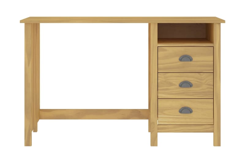 Skrivebord Hill Range 3 Skuffer 120x50x74cm Massivt Fyrretræ - Møbler - Borde - Kontorbord - Skrivebord