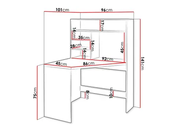 skrivebord Hjørneskrivebord ZAYDEN beige - Møbler - Borde - Kontorbord - Skrivebord - hjørneskrivebord