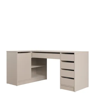 skrivebord Hjørneskrivebord/toiletbord ADA beige