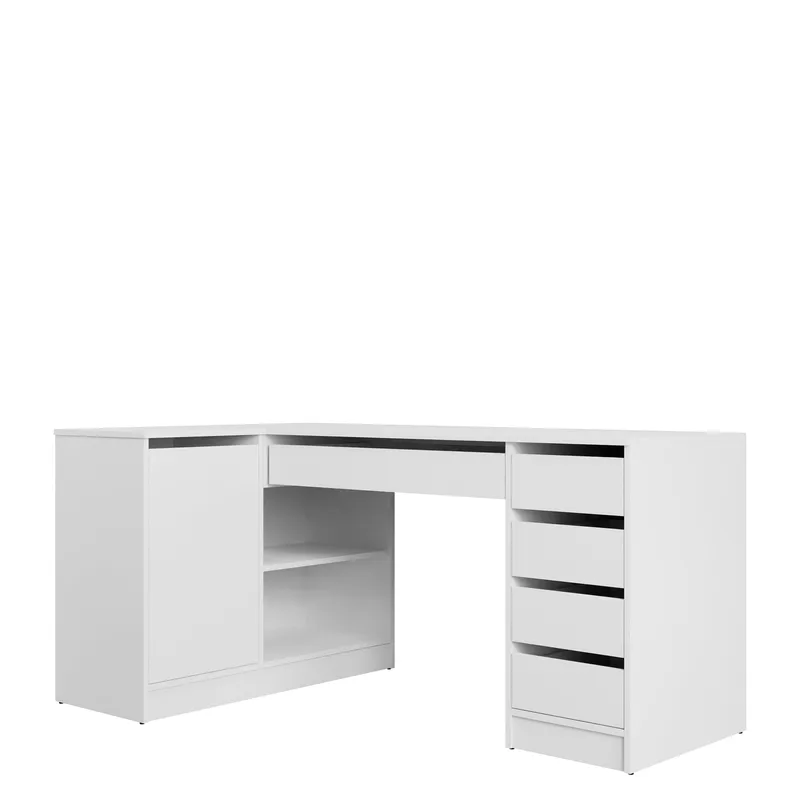 skrivebord Hjørneskrivebord/toiletbord ADA hvid