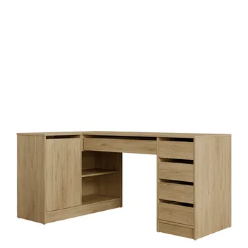 skrivebord Hjørneskrivebord/toiletbord ADA lysebrun