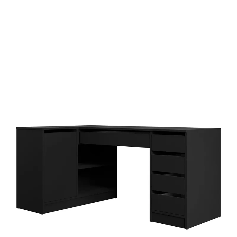 skrivebord Hjørneskrivebord/toiletbord ADA sort
