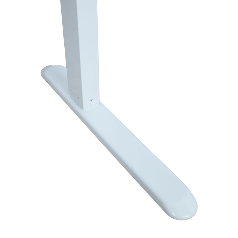 Skrivebord HOME4YOU Ergo Fit med 1 motor 122x62x73,5-118 cm Hvid - Hvid - Møbler - Borde - Kontorbord - Skrivebord - hæve-sænke-bord
