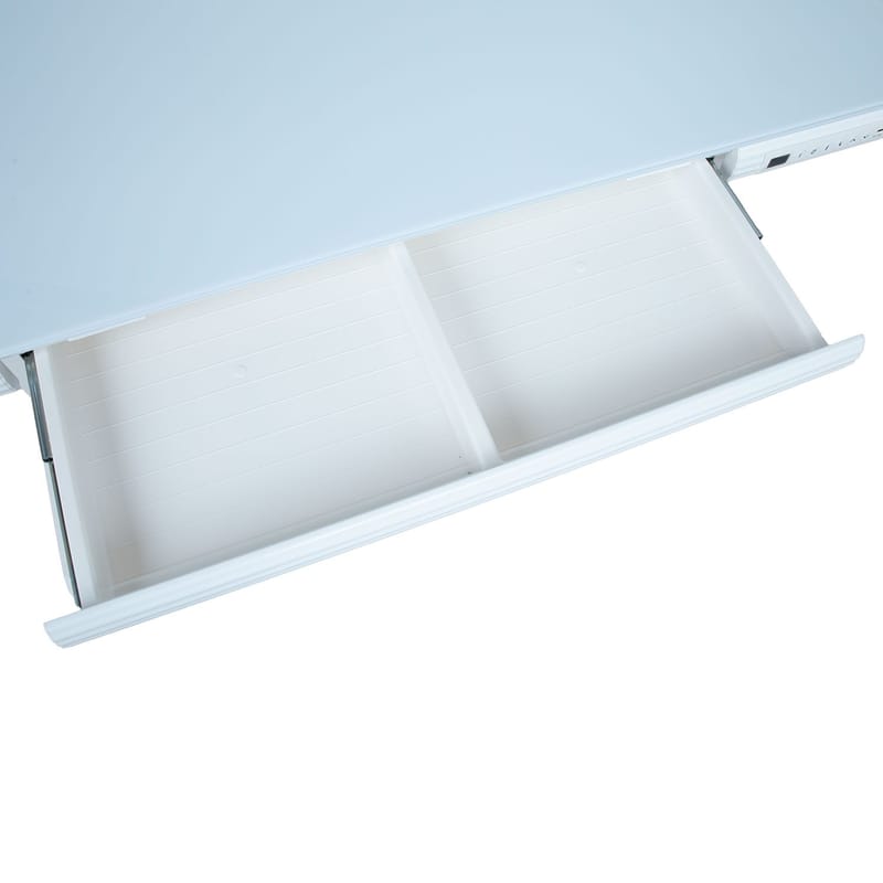 Skrivebord HOME4YOU Ergo Fit med 1 motor 122x62x73,5-118 cm Hvid - Hvid - Møbler - Borde - Kontorbord - Skrivebord - hæve-sænke-bord