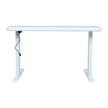 Skrivebord HOME4YOU Ergo Fit med 1 motor 122x62x73,5-118 cm Hvid - Hvid - Møbler - Borde - Kontorbord - Skrivebord - hæve-sænke-bord