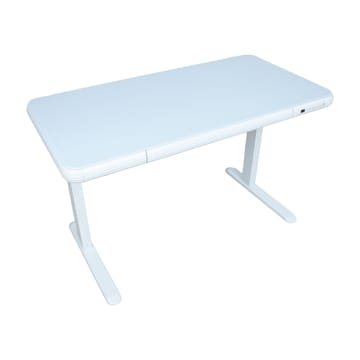 Skrivebord HOME4YOU Ergo Fit med 1 motor 122x62x73,5-118 cm Hvid - Hvid - Møbler - Borde - Kontorbord - Skrivebord - hæve-sænke-bord