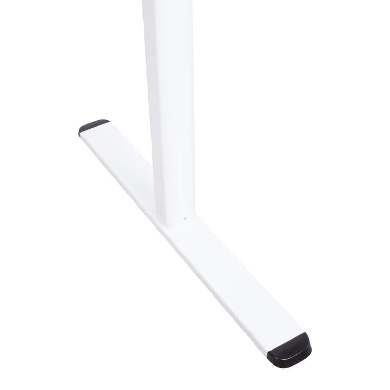 Skrivebord HOME4YOU Ergo Light med 1 motor 120x60x72,5-117,5 cm Hvid - Hvid - Møbler - Borde - Kontorbord - Skrivebord - hæve-sænke-bord