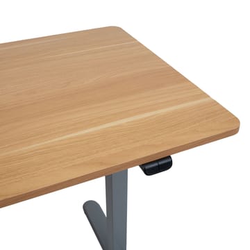 Skrivebord HOME4YOU Ergo Light med 1 motor 120x60x73-118 cm Eg/sølvgrå - eg/sølvgrå - Møbler - Borde - Kontorbord - Skrivebord - hæve-sænke-bord