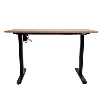 Skrivebord HOME4YOU Ergo Light med 1 motor 120x60x73-118 cm Eg/sort