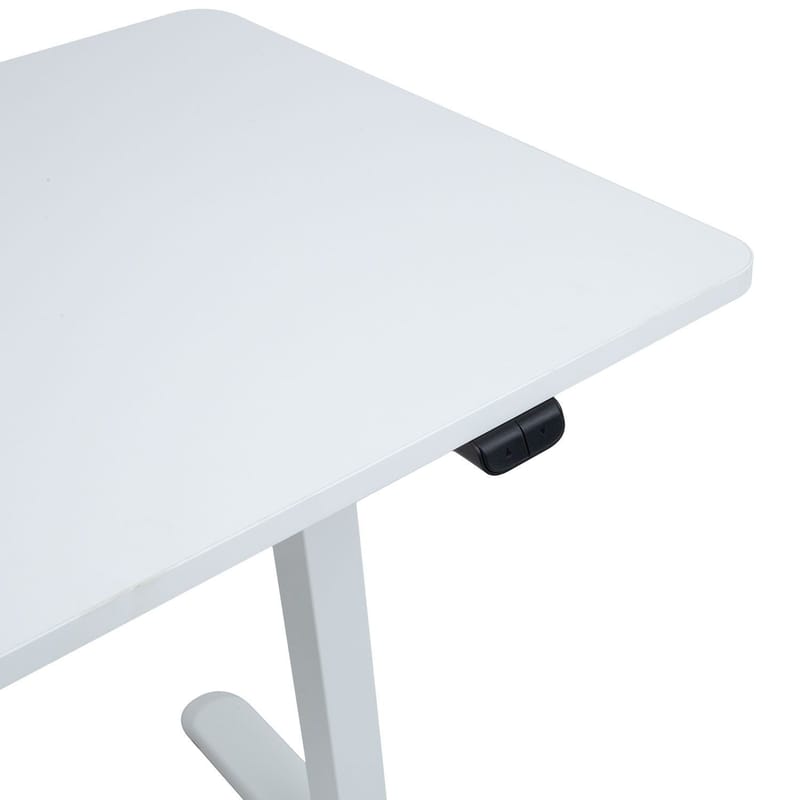 Skrivebord HOME4YOU Ergo Light med 1 motor 120x60x73-118 cm Hvid - hvid - Møbler - Borde - Kontorbord - Skrivebord - hæve-sænke-bord
