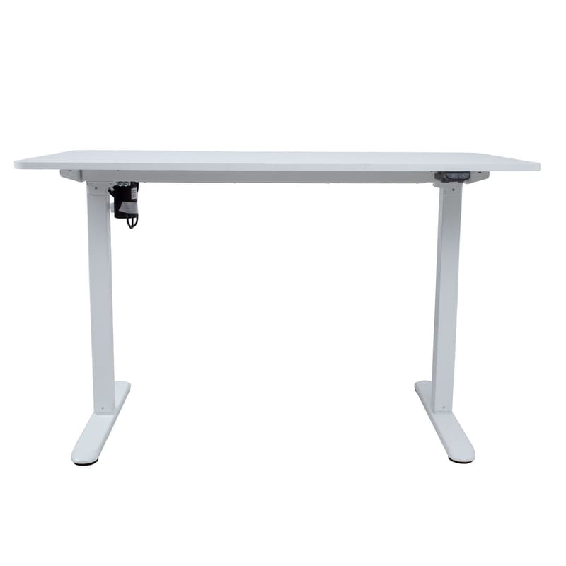 Skrivebord HOME4YOU Ergo Light med 1 motor 120x60x73-118 cm Hvid - hvid - Møbler - Borde - Kontorbord - Skrivebord - hæve-sænke-bord