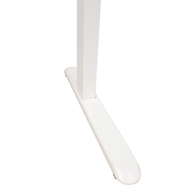 Skrivebord HOME4YOU Ergo med 1 motor 120x60x72-121 cm Eg/Hvid - eg/hvid - Møbler - Borde - Kontorbord - Skrivebord - hæve-sænke-bord