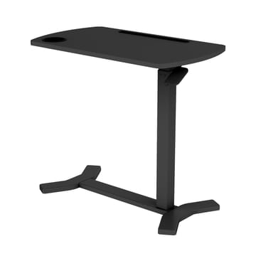Skrivebord HOME4YOU Ergo med ét ben 70x40x67,5-106 cm manuel, sort - sort - Møbler - Borde - Kontorbord - Skrivebord - hæve-sænke-bord