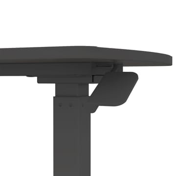 Skrivebord HOME4YOU Ergo med ét ben 70x40x67,5-106 cm manuel, sort - sort - Møbler - Borde - Kontorbord - Skrivebord - hæve-sænke-bord