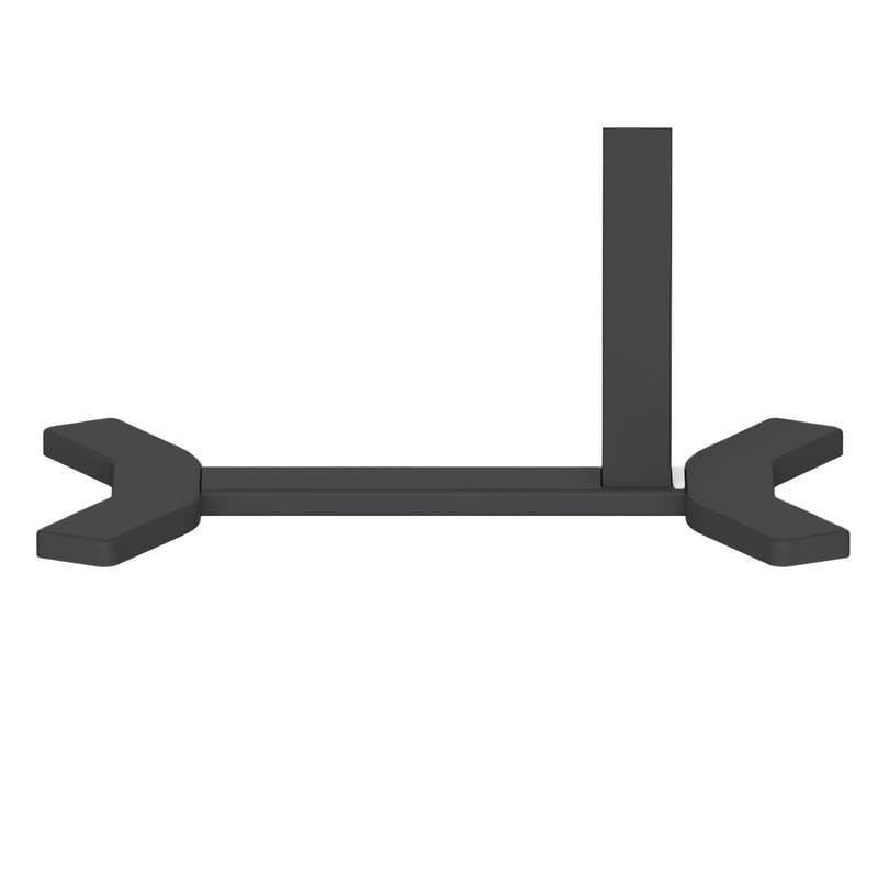 Skrivebord HOME4YOU Ergo med ét ben 70x40x67,5-106 cm manuel, sort - sort - Møbler - Borde - Kontorbord - Skrivebord - hæve-sænke-bord