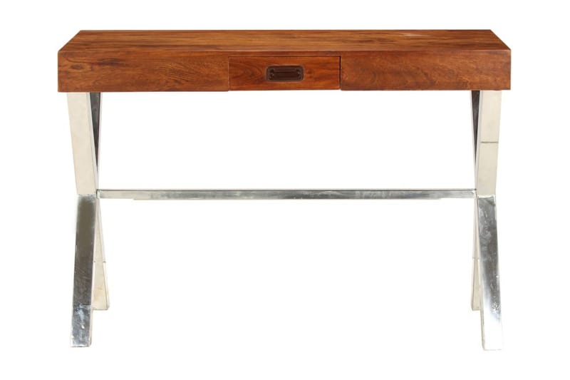 Skrivebord I Akacie Sheeshamfinish 110 X 50 X 76 Cm - Brun - Møbler - Borde - Kontorbord - Skrivebord