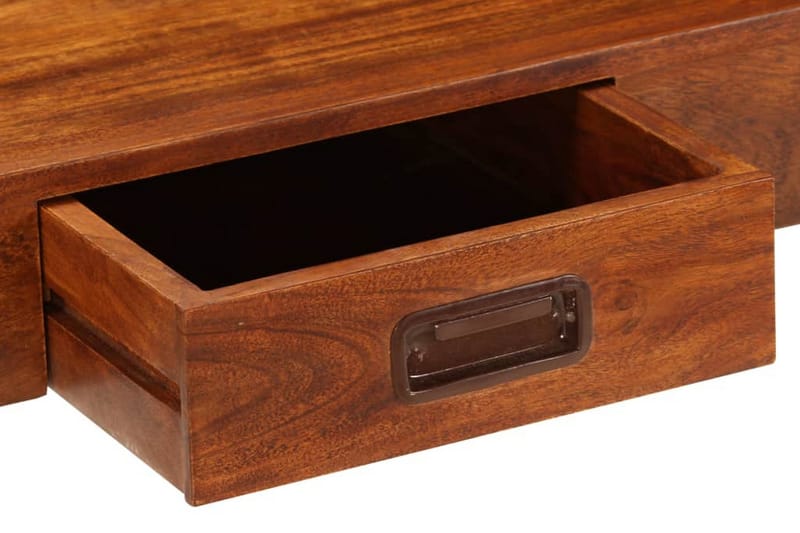 Skrivebord I Akacie Sheeshamfinish 110 X 50 X 76 Cm - Brun - Møbler - Borde - Kontorbord - Skrivebord