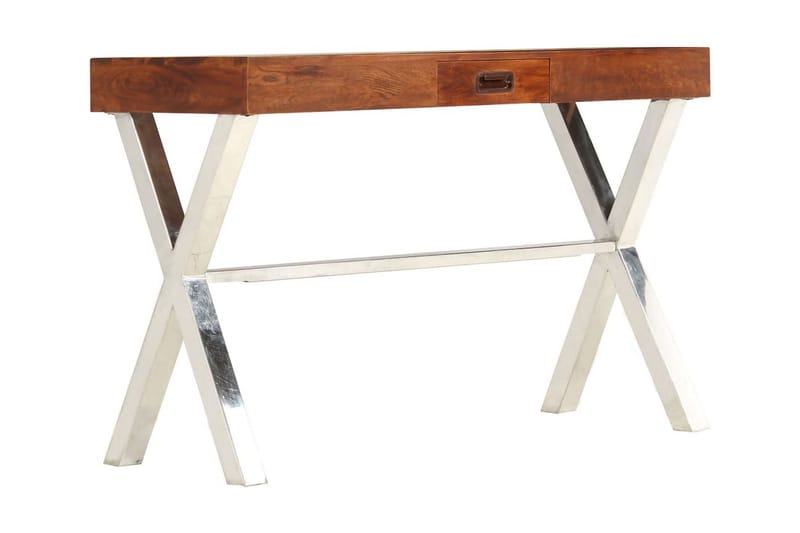 Skrivebord I Akacie Sheeshamfinish 110 X 50 X 76 Cm - Brun - Møbler - Borde - Kontorbord - Skrivebord
