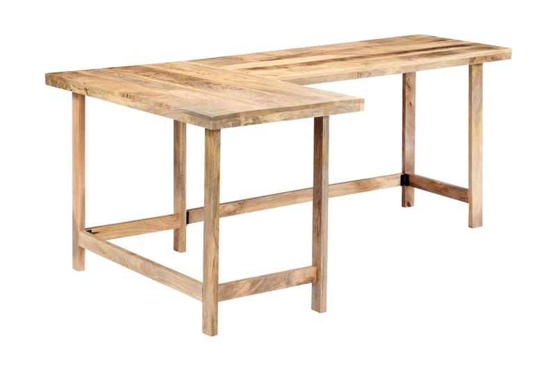 Skrivebord I Massivt Mangotræ 120 X 60 X 76 Cm - Brun - Møbler - Borde - Kontorbord - Skrivebord
