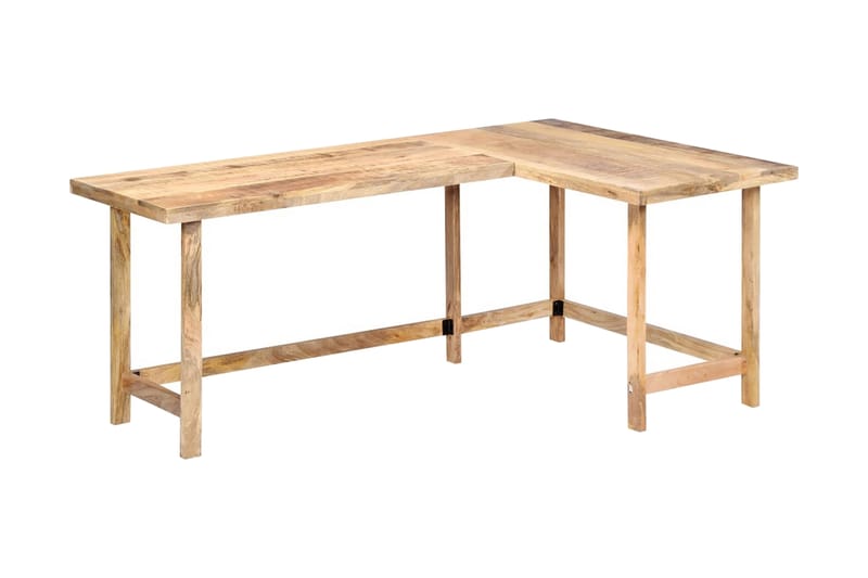 Skrivebord I Massivt Mangotræ 120 X 60 X 76 Cm - Brun - Møbler - Borde - Kontorbord - Skrivebord
