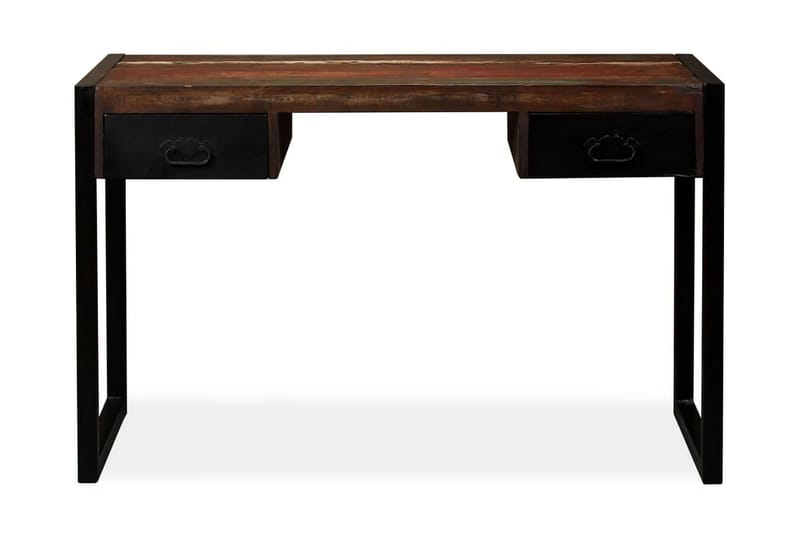 Skrivebord m 2 Skuffer Genbrugs 120 X 50 X 76 Cm - Flerfarvet - Møbler - Borde - Kontorbord - Skrivebord