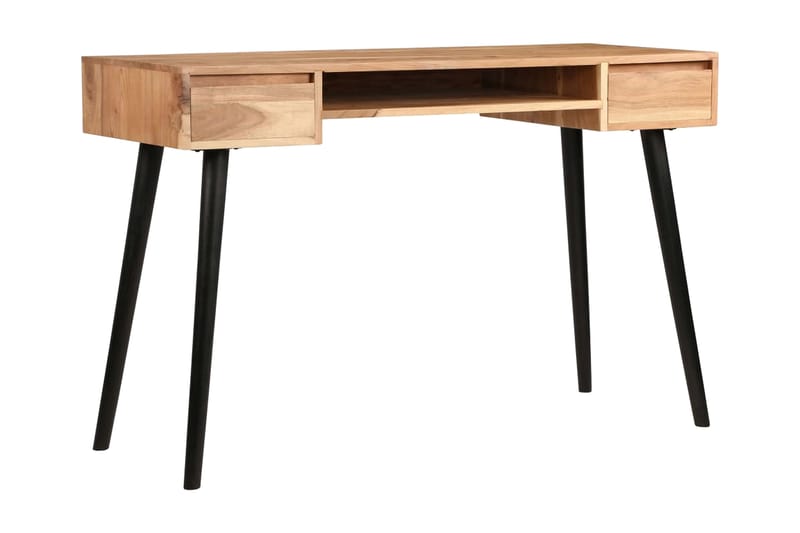 Skrivebord Massivt Akacietræ 118 X 45 X 76 Cm - Brun - Møbler - Borde - Kontorbord - Skrivebord