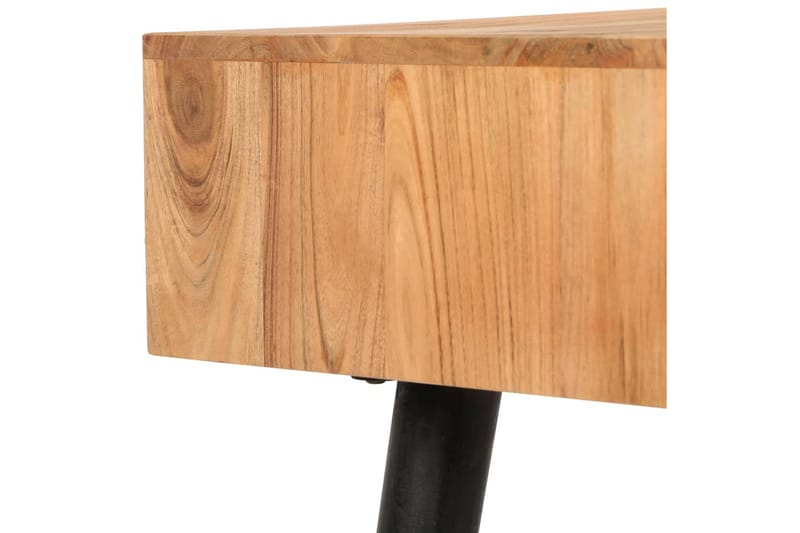 Skrivebord Massivt Akacietræ 118 X 45 X 76 Cm - Brun - Skrivebord