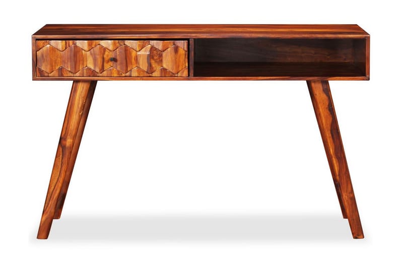 Skrivebord Massivt Sheeshamtræ 118 X 50 X 76 Cm - Brun - Møbler - Borde - Kontorbord - Skrivebord