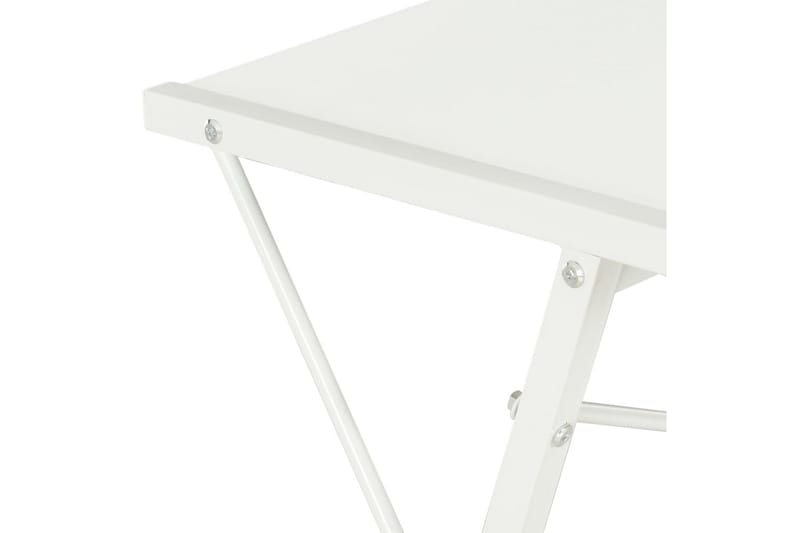Skrivebord med hylde 116 x 50 x 93 cm hvid - Hvid - Møbler - Borde - Kontorbord - Skrivebord