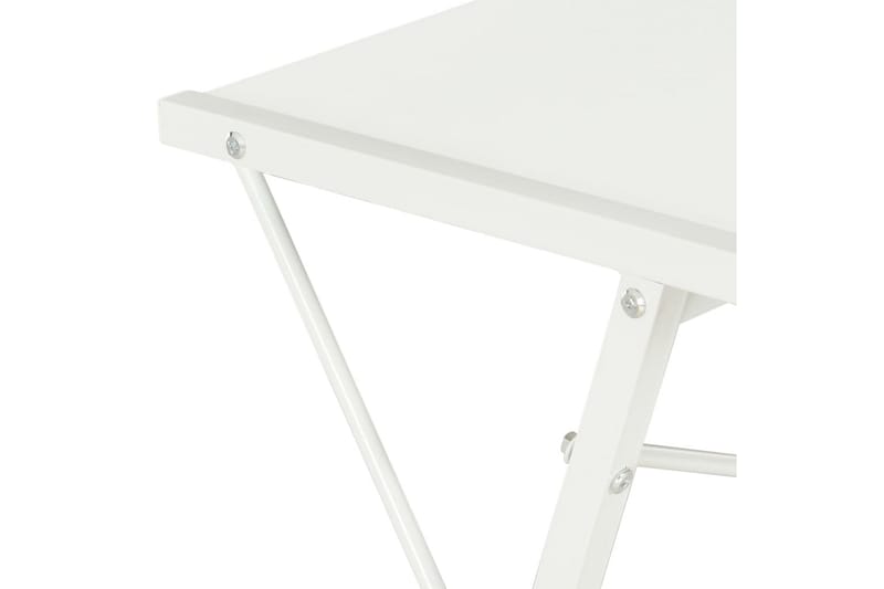 Skrivebord med hylde 116 x 50 x 93 cm hvid - Hvid - Skrivebord