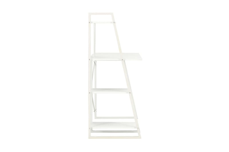 Skrivebord med hylder 102 x 50 x 117 cm hvid - Hvid - Møbler - Borde - Kontorbord - Skrivebord