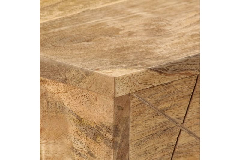 Skrivebord Med Skuffer Massivt Mangotræ 110 X 50 X 76 Cm - Brun - Møbler - Borde - Kontorbord - Skrivebord