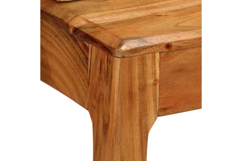Skrivebord Med Skuffer Massivt Træ 88 X 50 X 90 Cm - Brun - Møbler - Borde - Kontorbord - Skrivebord