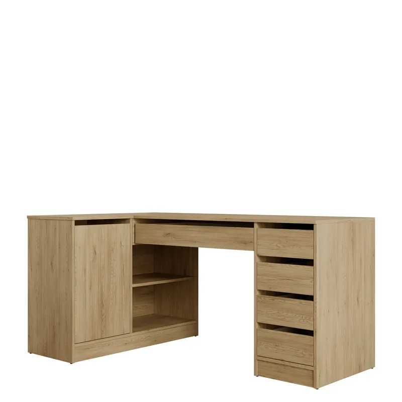 skrivebord NO_BRAND Hjørneskrivebord/toiletbord ADA lysebrun, undefined