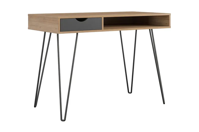 Skrivebord Novogratz Harmony 106 cm med opbevaring - Møbler - Borde - Kontorbord - Skrivebord