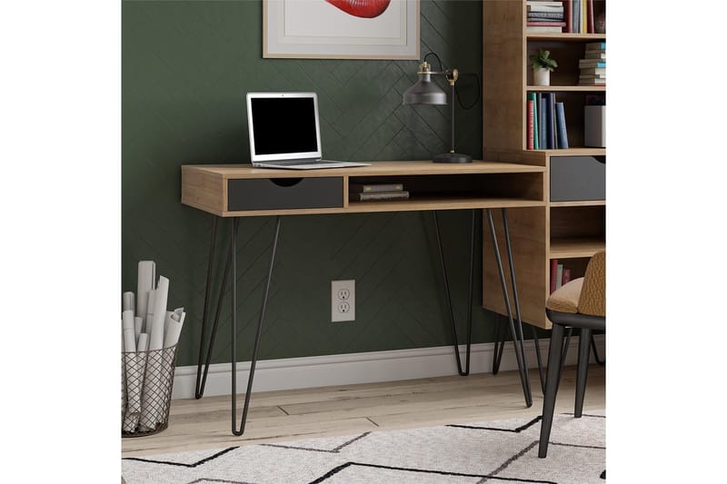 Skrivebord Novogratz Harmony 106 cm med opbevaring - Møbler - Borde - Kontorbord - Skrivebord