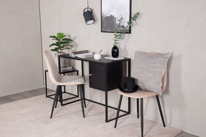 Skrivebord Venture Home Bakal Sort 95 x 45 - sort - Møbler - Borde - Kontorbord - Skrivebord - hæve-sænke-bord