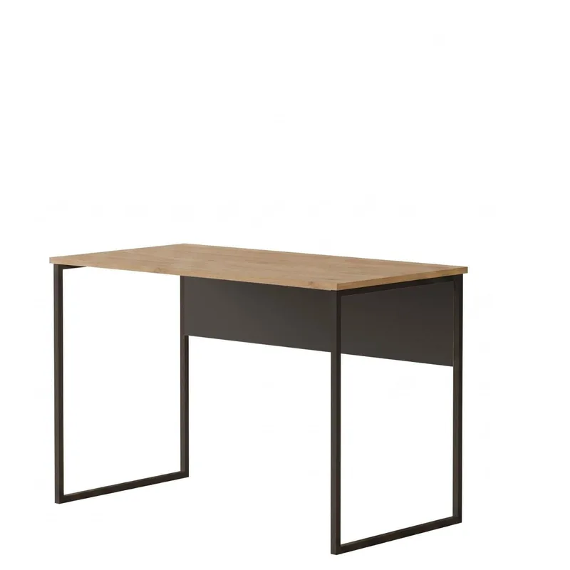 Skrivebord Skye Decor Bren (100 x 75 x 55 cm) Eg Antracit, Eg og antracit