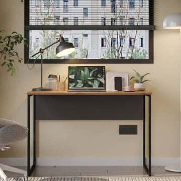 Skrivebord Skye Decor Bren (100 x 75 x 55 cm) Eg Antracit - Eg/Antracit - Møbler - Borde - Kontorbord - Skrivebord