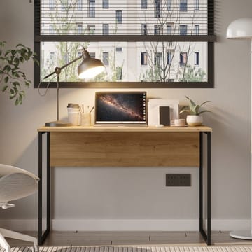Skrivebord Skye Decor Bren (100 x 75 x 55 cm) Eg - Eg - Møbler - Borde - Kontorbord - Skrivebord
