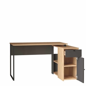 Skrivebord Skye Decor Cleo Hylde (129,8 x 70 x 90 cm) Natur antracit - Natur/Antracit - Møbler - Borde - Kontorbord - Skrivebord
