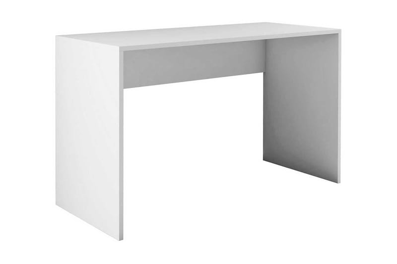 Sotinge Skrivebord 120x75x120 cm med opbevaring - Hvid - Skrivebord